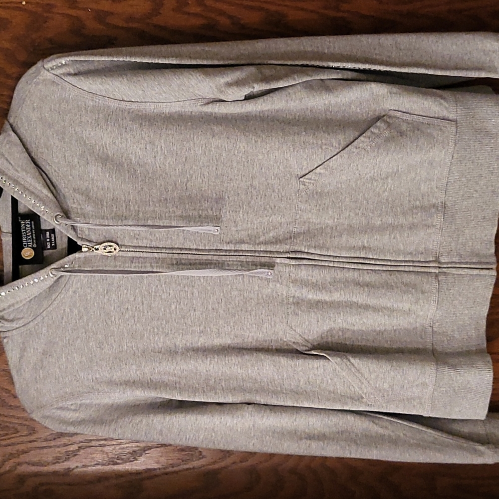 Christine Alexander bedazzled hoodie